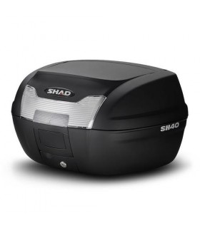 Top case SHAD SH40L noir (platine incluse)