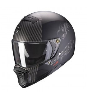 casque intégral Scorpion Exo-HX1 hostium noir gris mat - degriffbike.ch