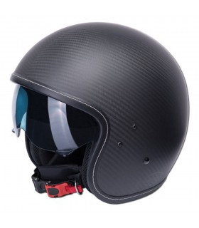 Casque jet M11 vintage fibre uni - degriffbike.ch