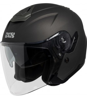 casque jet Ixs 92 FG 1.0 gris mat - degriffbike.ch