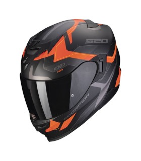 casque intégral Scorpion Exo-520 Evo Elan noir mat orange - degriffbike.ch