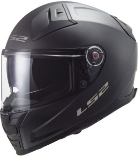 casque intégral LS2 FF811 vector 2 solid fibre noir mat - degriffbike.ch