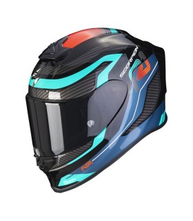 casque intégral scorpion exo-r1 evo air vatis noir blanc rouge - degriffbike.ch