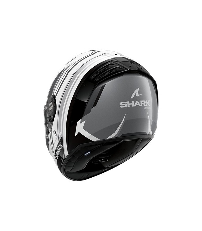casque intégral shark spartan RS Fibre Byhron blanc noir - degriffbike.ch