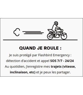 Traceur antivol GPS Pegase Flashbird - degriffbike.ch