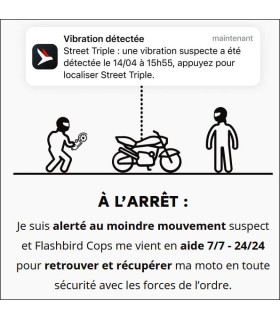Traceur antivol GPS Pegase Flashbird - degriffbike.ch