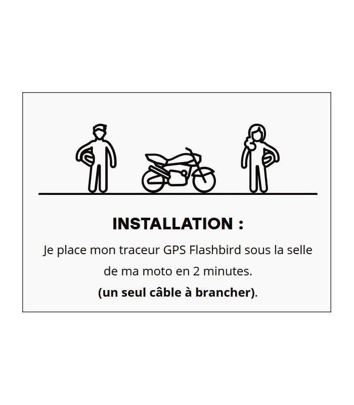Traceur antivol GPS Pegase Flashbird - degriffbike.ch