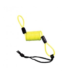 Câble spirale jaune Bike It pour bloque disque