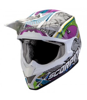 Casque moto tout-terrain SCORPION Vx-20 GEO