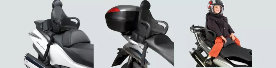 Sièges enfant moto & scooter – Sécurité et confort
