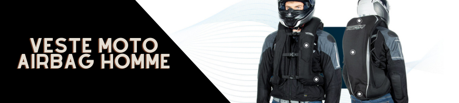 Veste moto airbag homme pour une conduite sécurisée et stylée