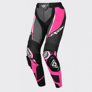 Pantalon moto cuir femme