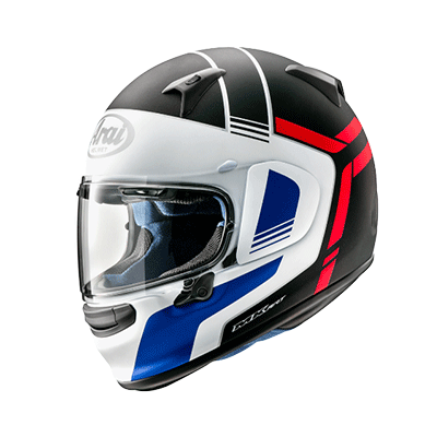 casque arai profile v tube red mat