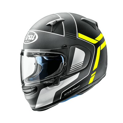 casque arai profile v tube fluor yellow