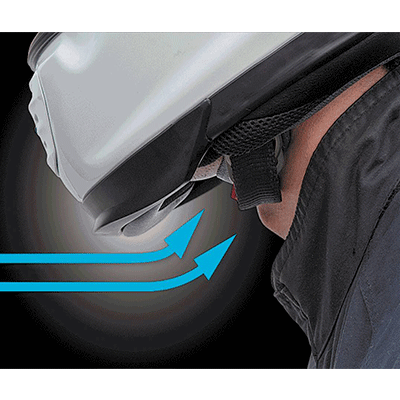 ventilation casque arai profile v