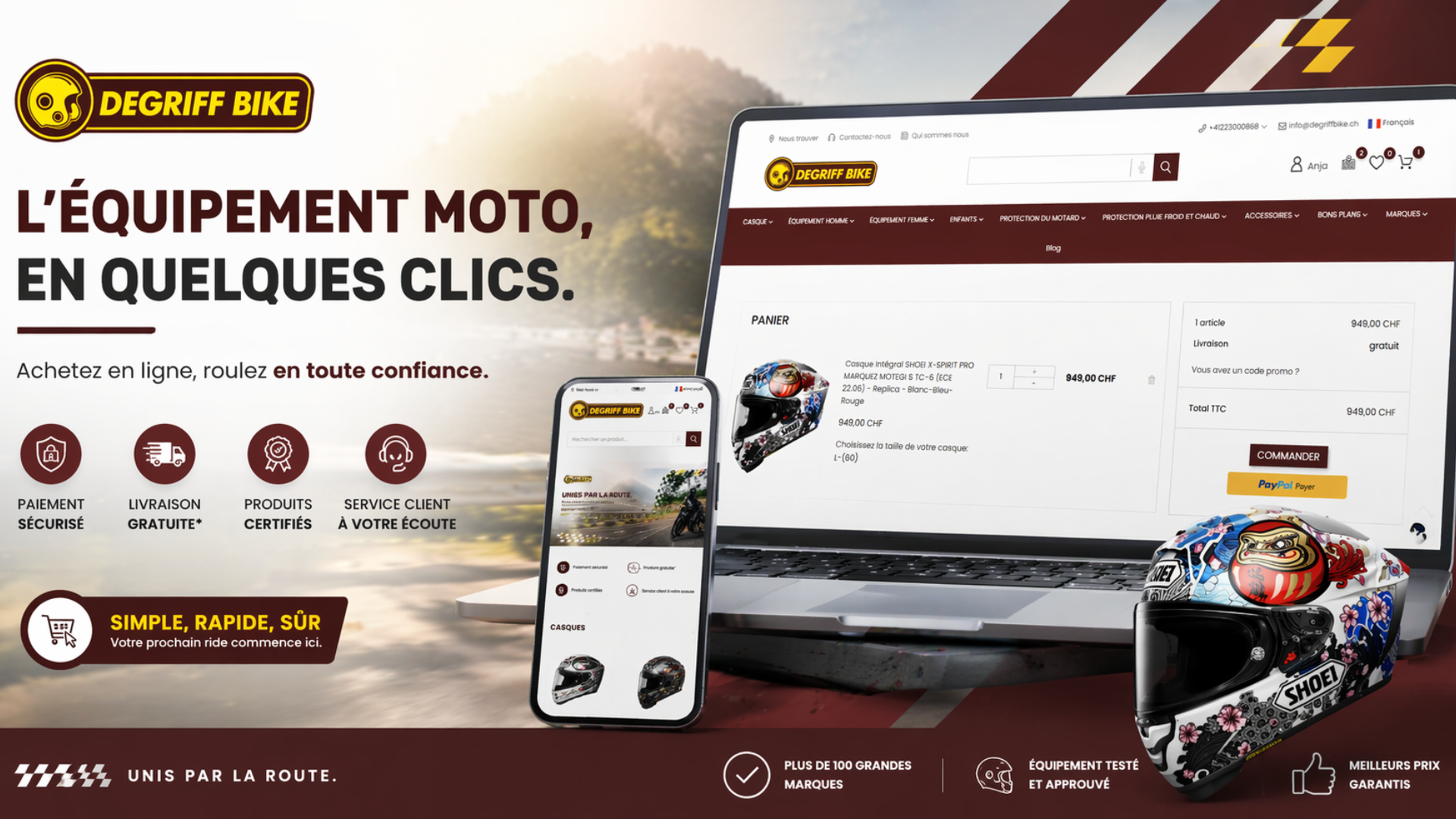 Le guide complet pour réussir votre achat d’équipement moto en ligne
