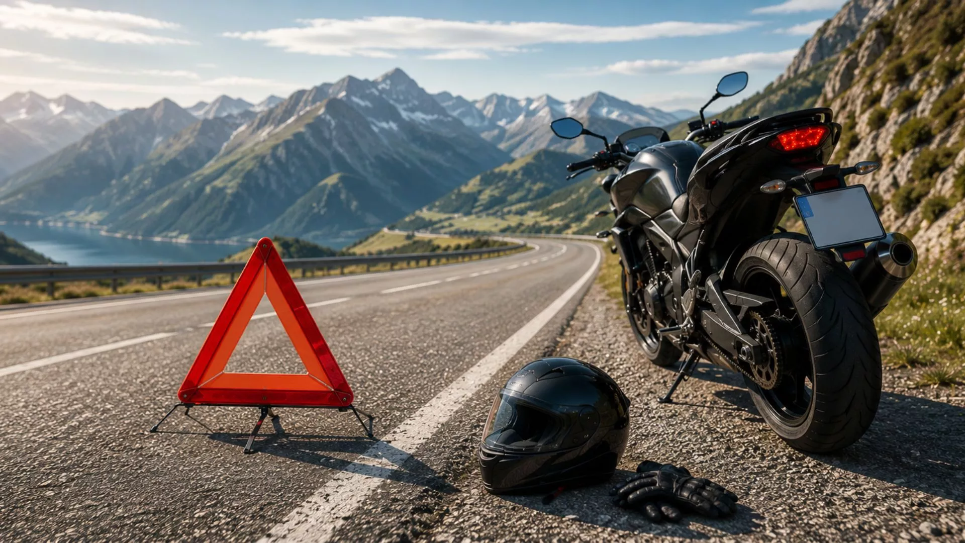 Motorradunfall in den Bergen: Der komplette Leitfaden für jedes Szenario