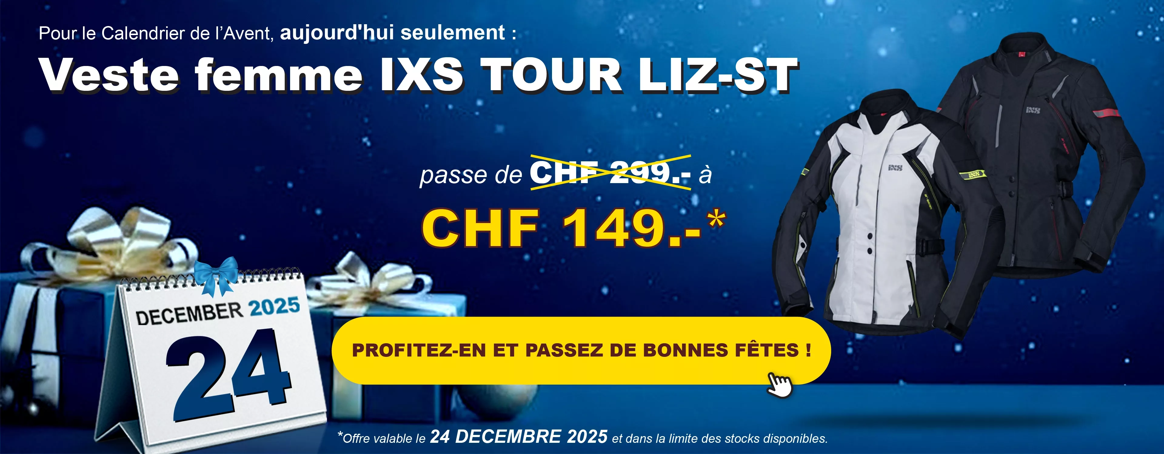 avent 24 Veste Femme IXS TOUR LIZ-ST - Noir-Rouge