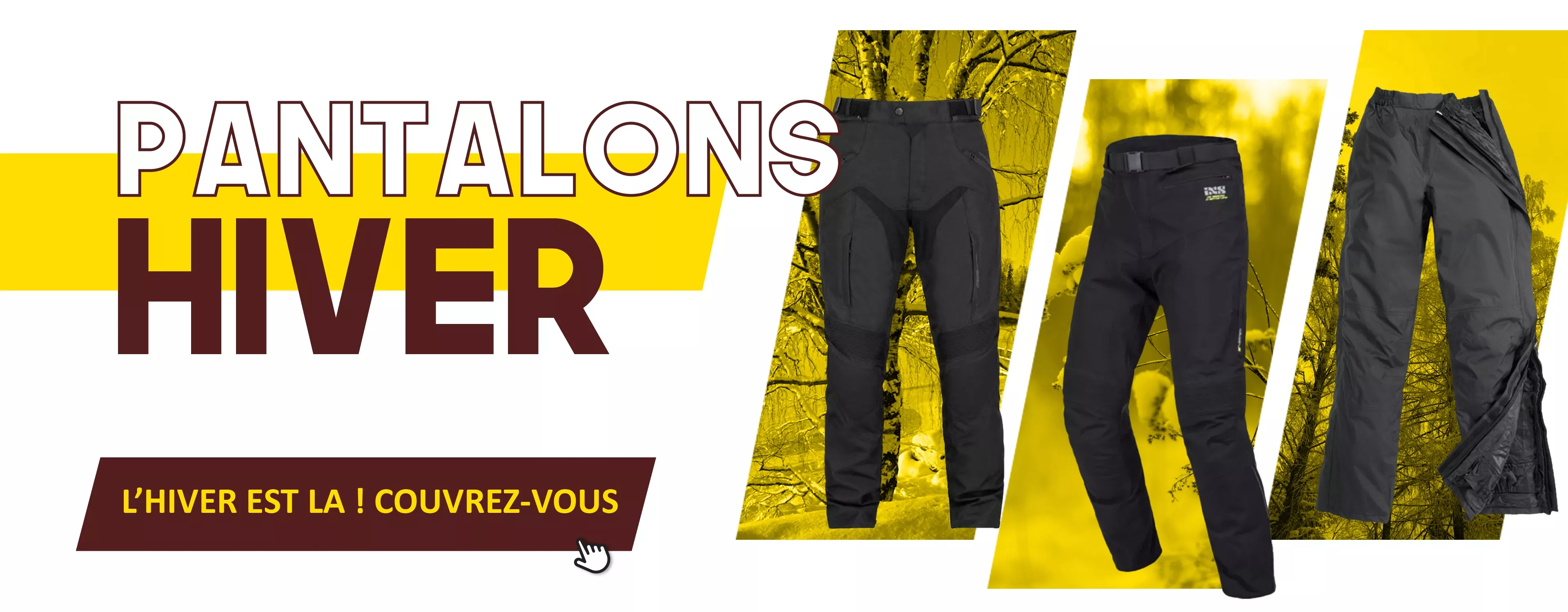 Pantalons moto hiver