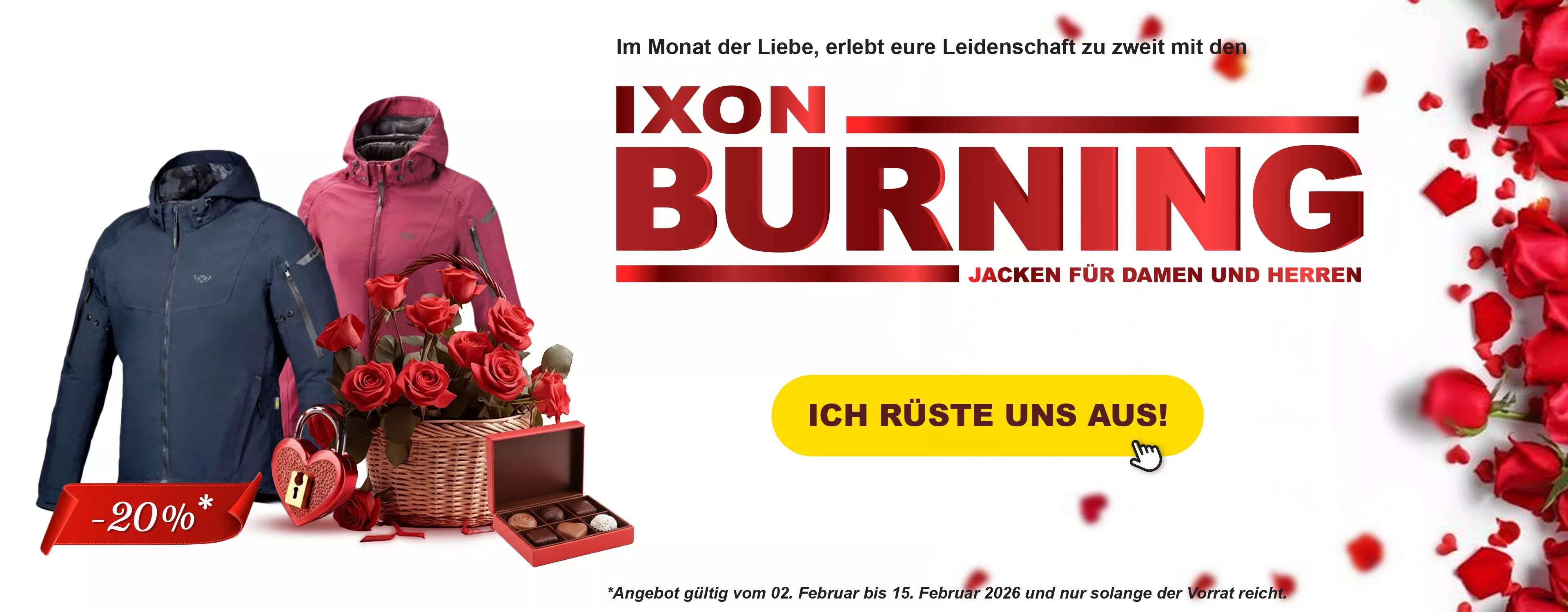 jacke ixon burning St Valentin