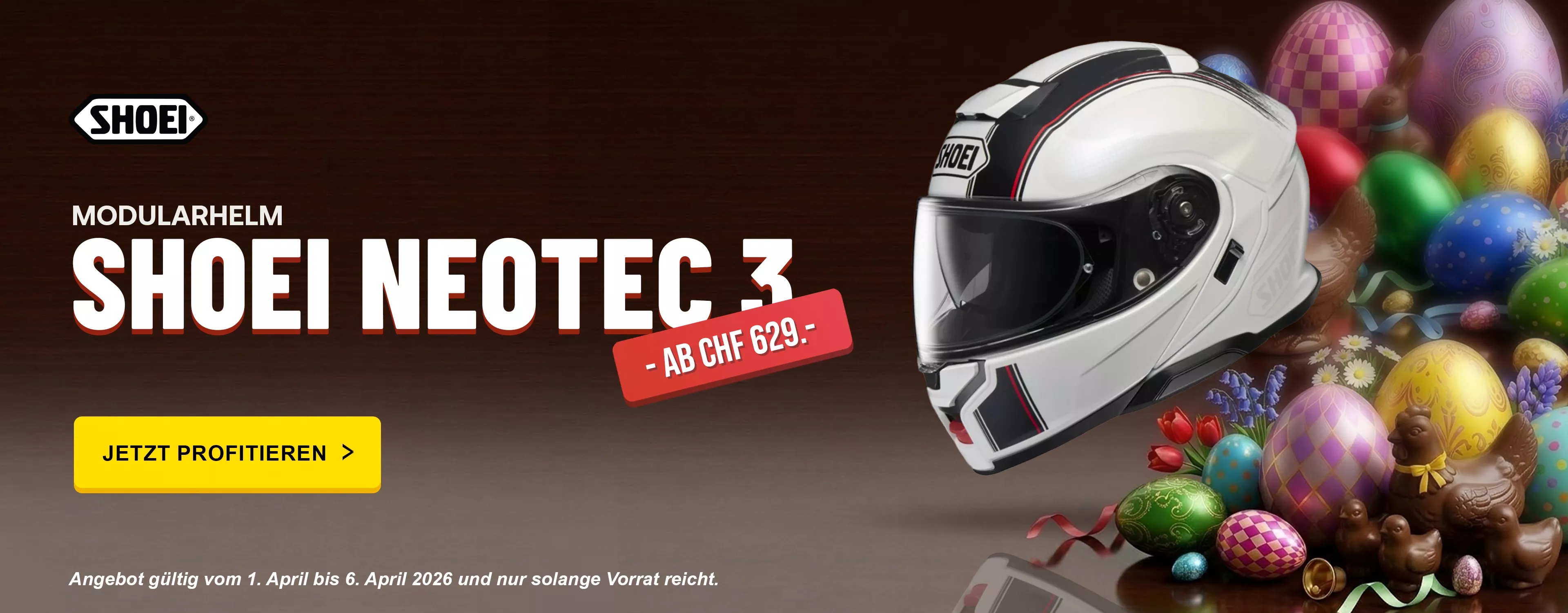 Oschtere-Aktion Shoei Helm