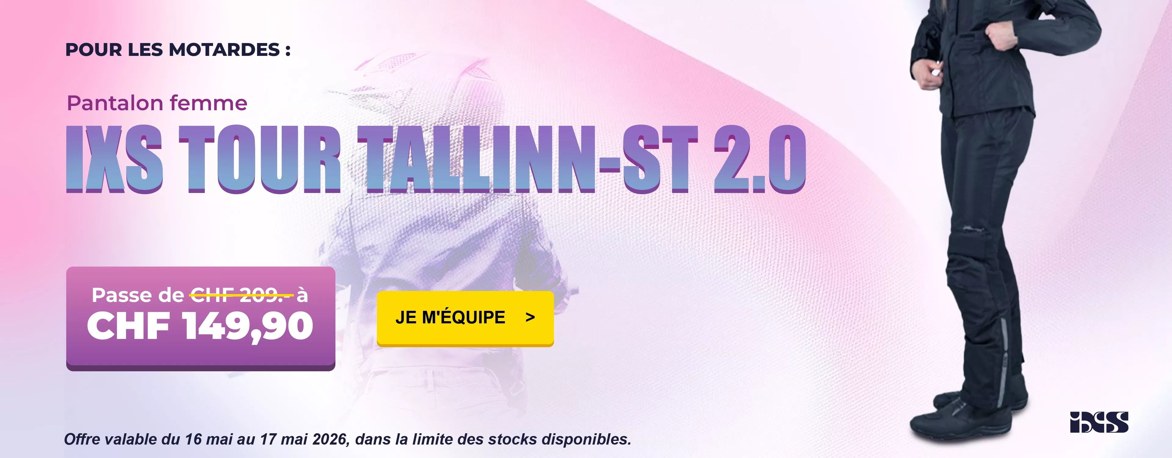 Pantalon IXS TOUR TALLINN-ST 2.0