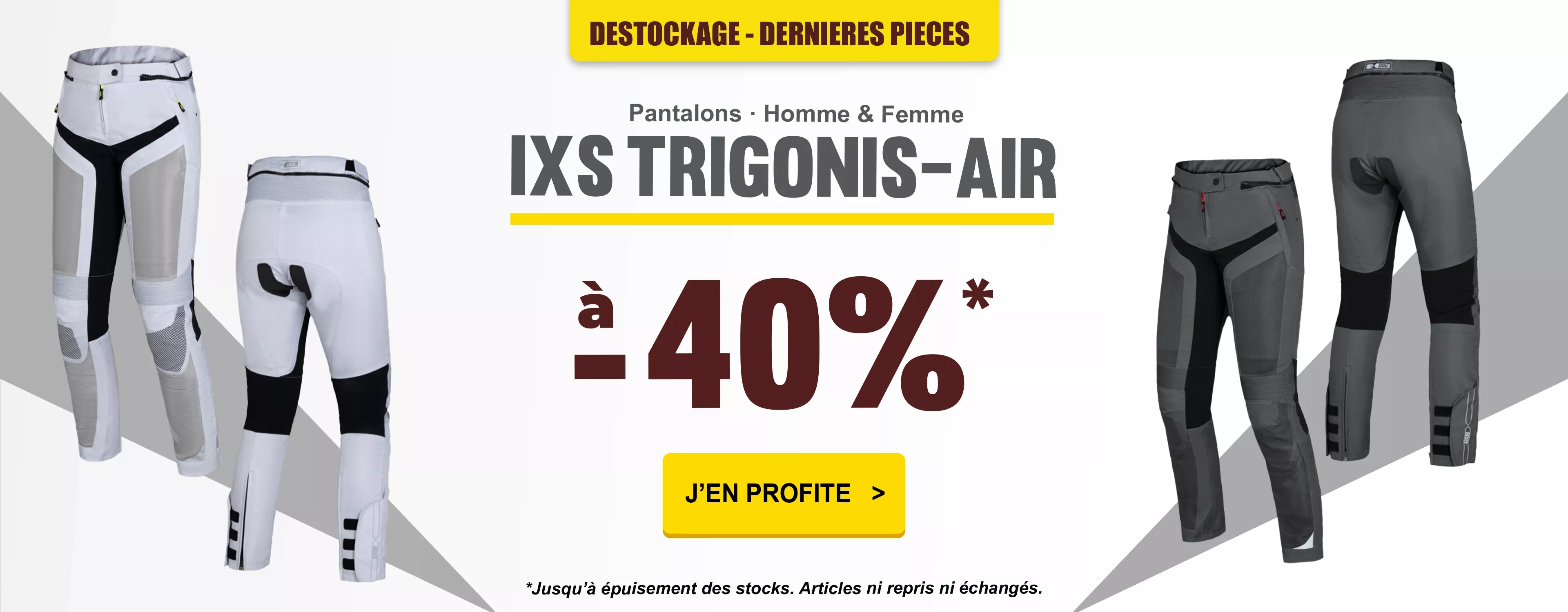 Destockage pantalons ixs trigonis