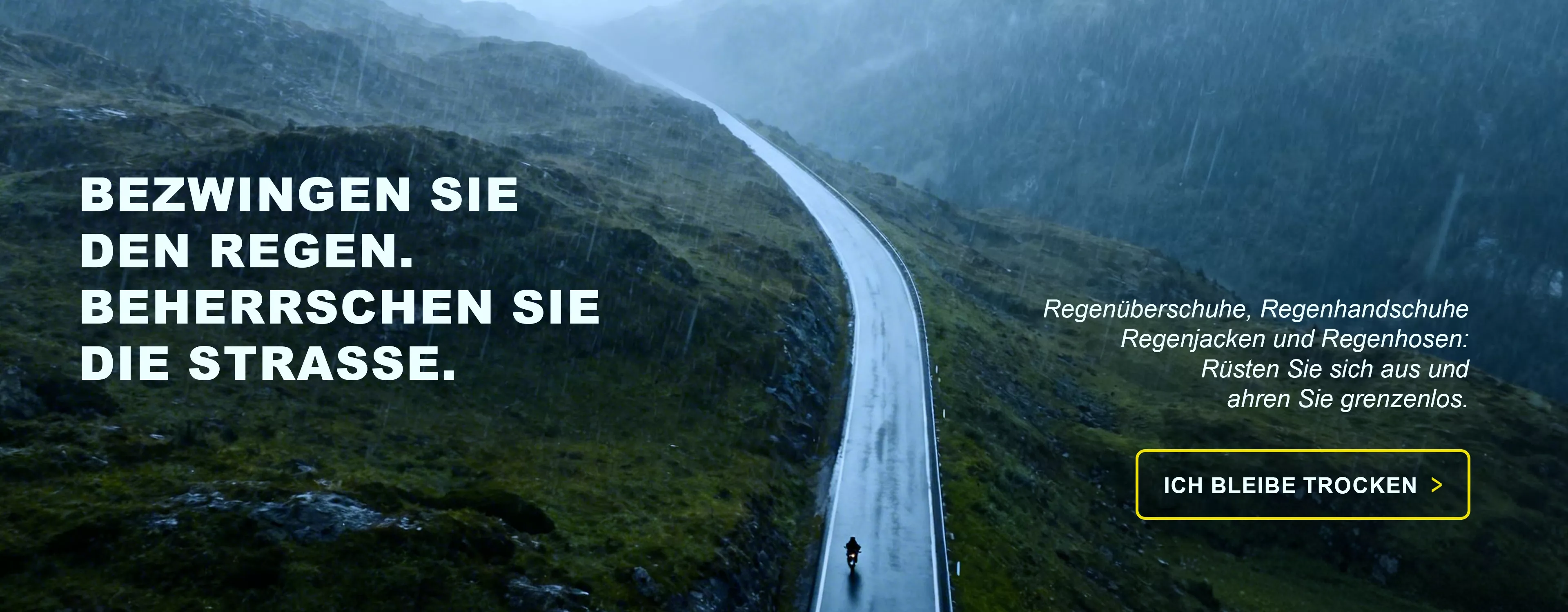 bezwingen sie den regen