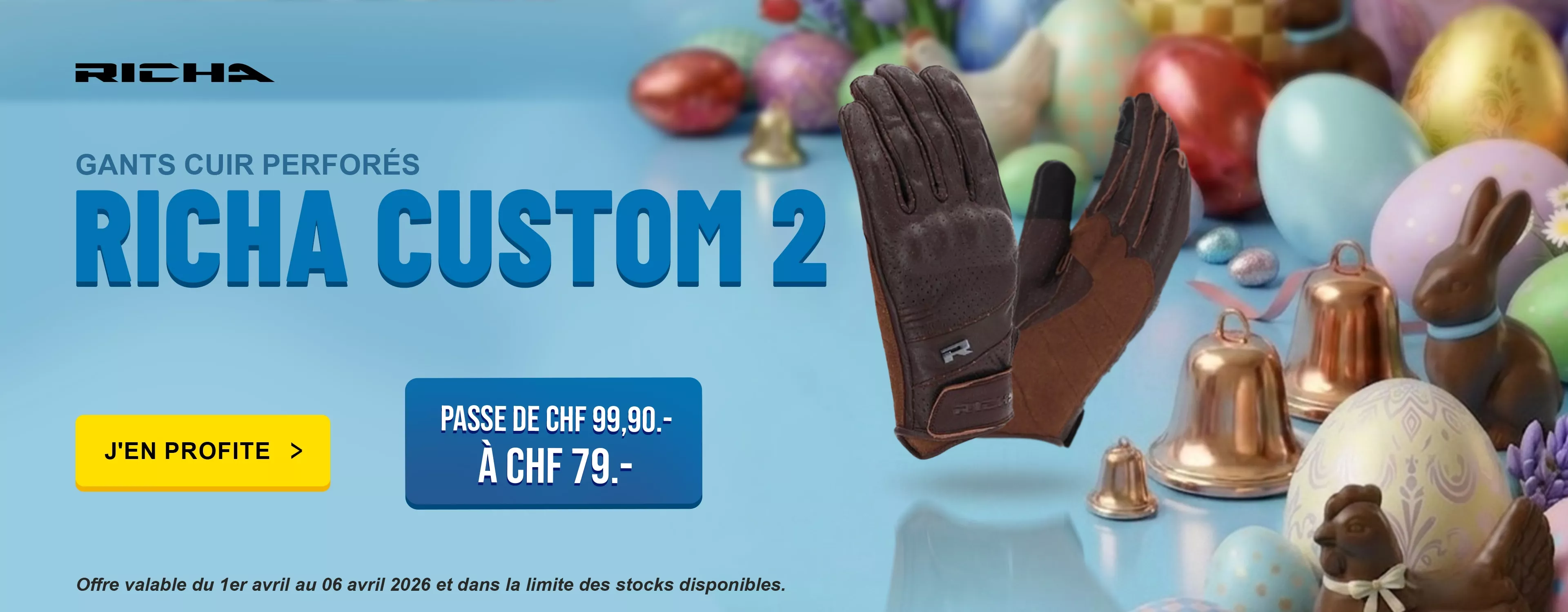 Promo Pâques Gants Richa