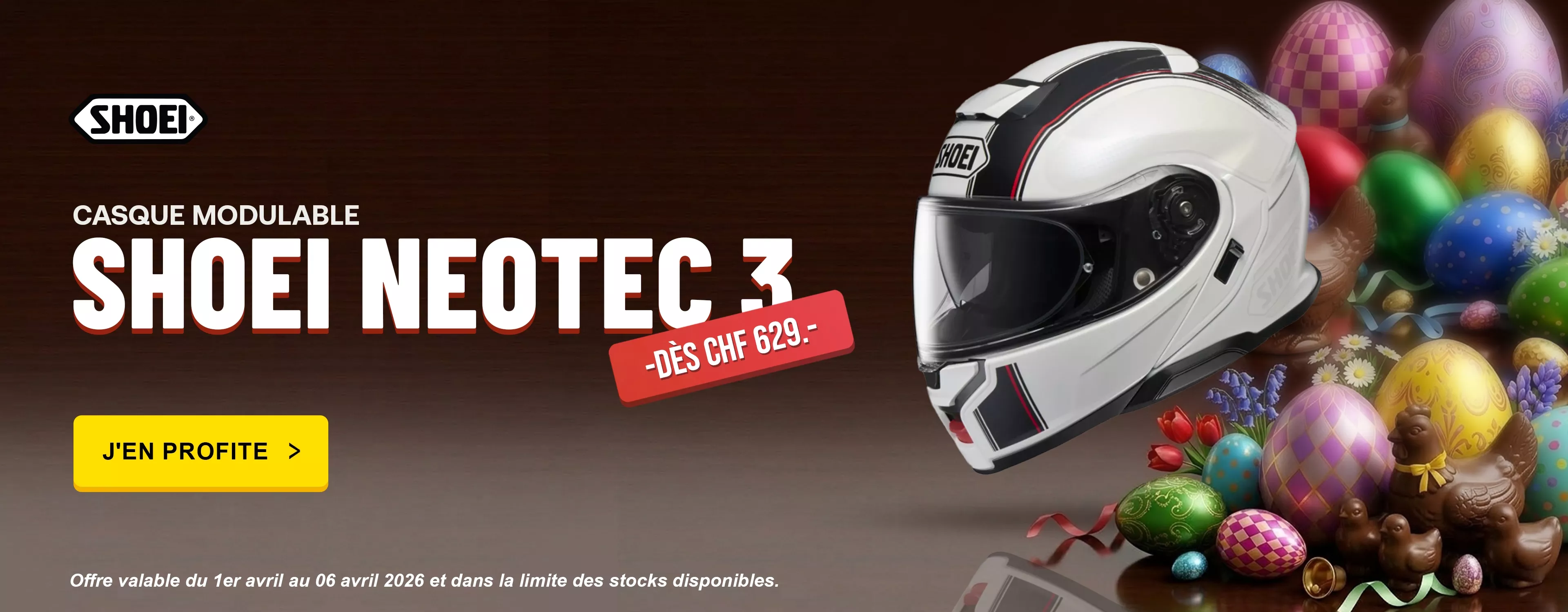 Promo Pâques Casque Shoei