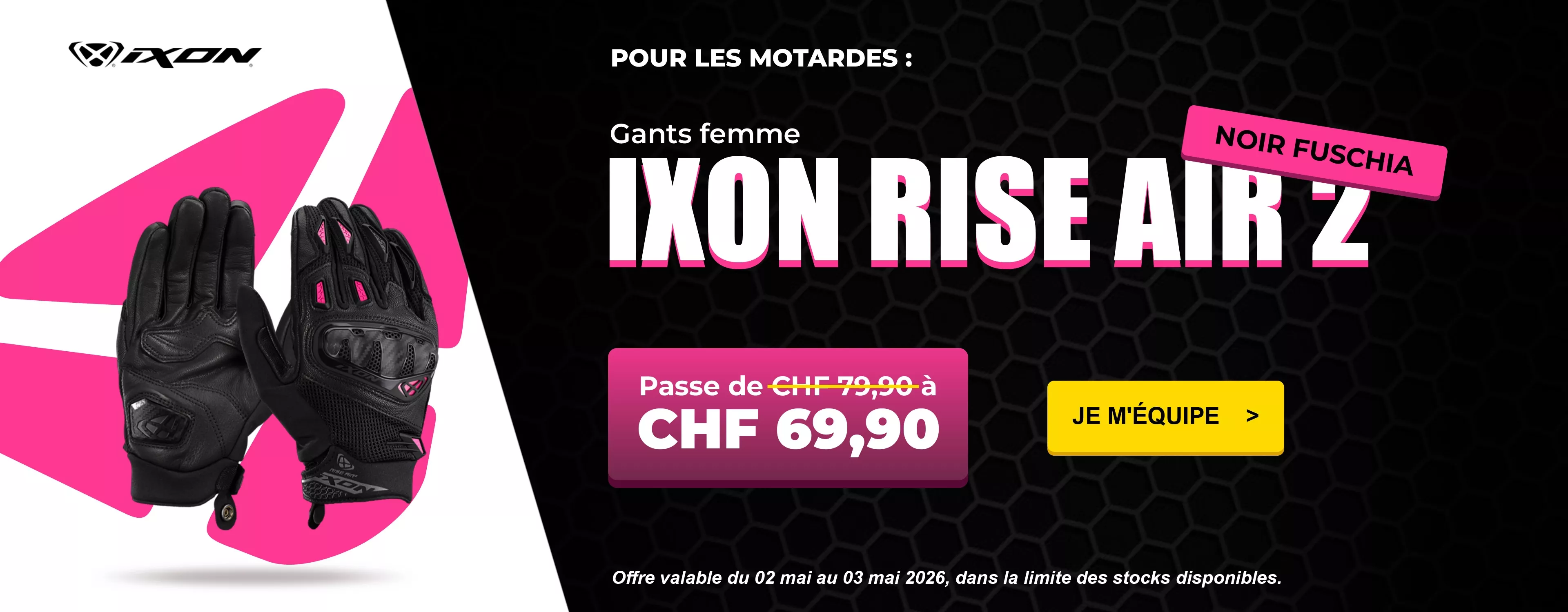 Gants femme IXON RISE AIR 2